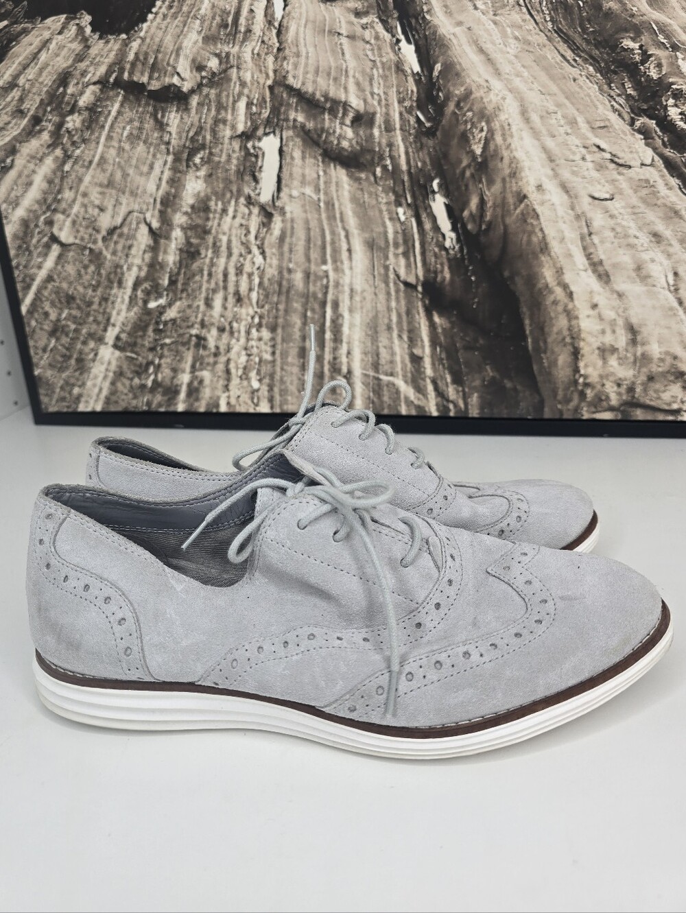 Cole Haan LunarGrand Wing-tip Oxfords